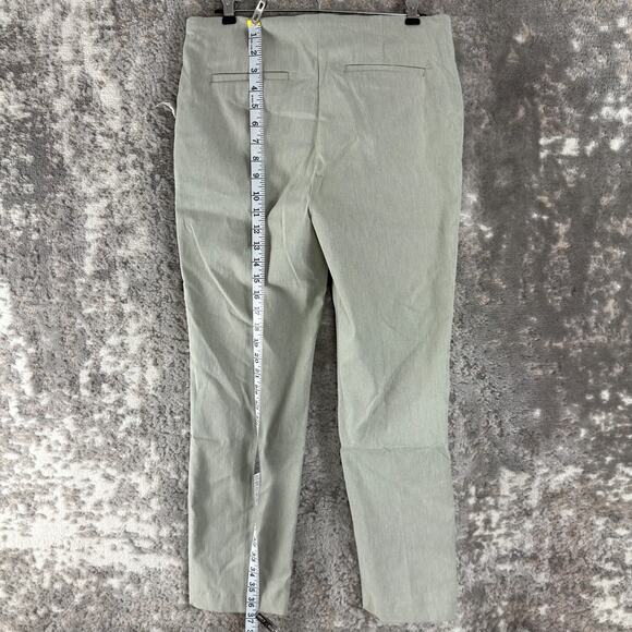 NEW Carolina Belle Montreal Sz 6 Flat Front Straight Leg Pants Green Pull On NWT - Picture 2 of 10